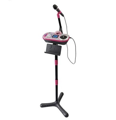 VTech Kidi Super Star DJ Studio Pink 10-in-1 Karaokespielzeug mit Mikrofon.