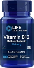 Life Extension Vitamin B12 Methylcobalamin 500mcg - 100 count