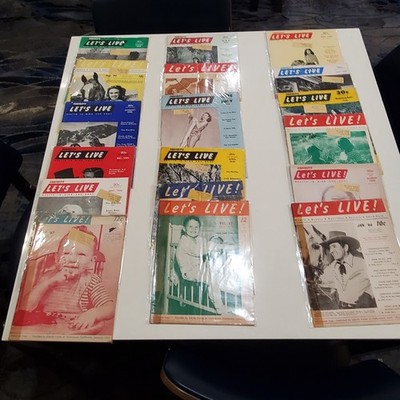 Let's Live Magazine Vintage Mid Century and 1 Natures Path