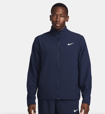 Nike Dri-FIT Versatile Fitness Training Jacket Obsidian Navy FB7499-451 Sz Med