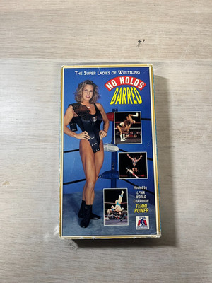 The Super Ladies of Wrestling No Holds Barred VHS Tape 1995 Terri Power READ