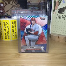 2025 Bowman's Best Andrew Painter Blue X-Fractor - #TP-11 - Phillies Prospect 