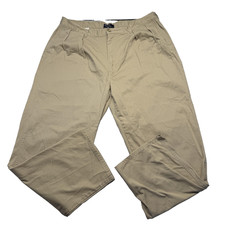 Vintage Polo Ralph Lauren Pants Mens 40x30 Khaki Pleated Chino Made USA 90s