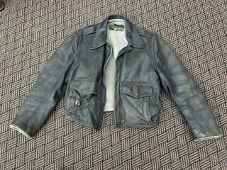 Vintage Horsehide Leather Motorcycle Jacket Size 40 Buco Schott Hercules Parts