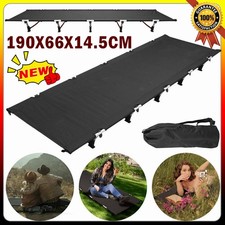 Ultra leicht Feldbett Campingbett Campingliege Alu faltbar tragbar 190*66*14,5cm