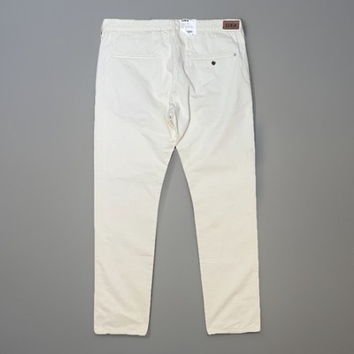 EDWIN 55  CHINO CS French Twill 10oz I016270 Cream Lt Stone Washed W31 L33