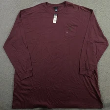 Polo Ralph Lauren T-Shirt Mens 4XLT Big Tall Long Sleeve Pocket Tee Pony VTG NWT