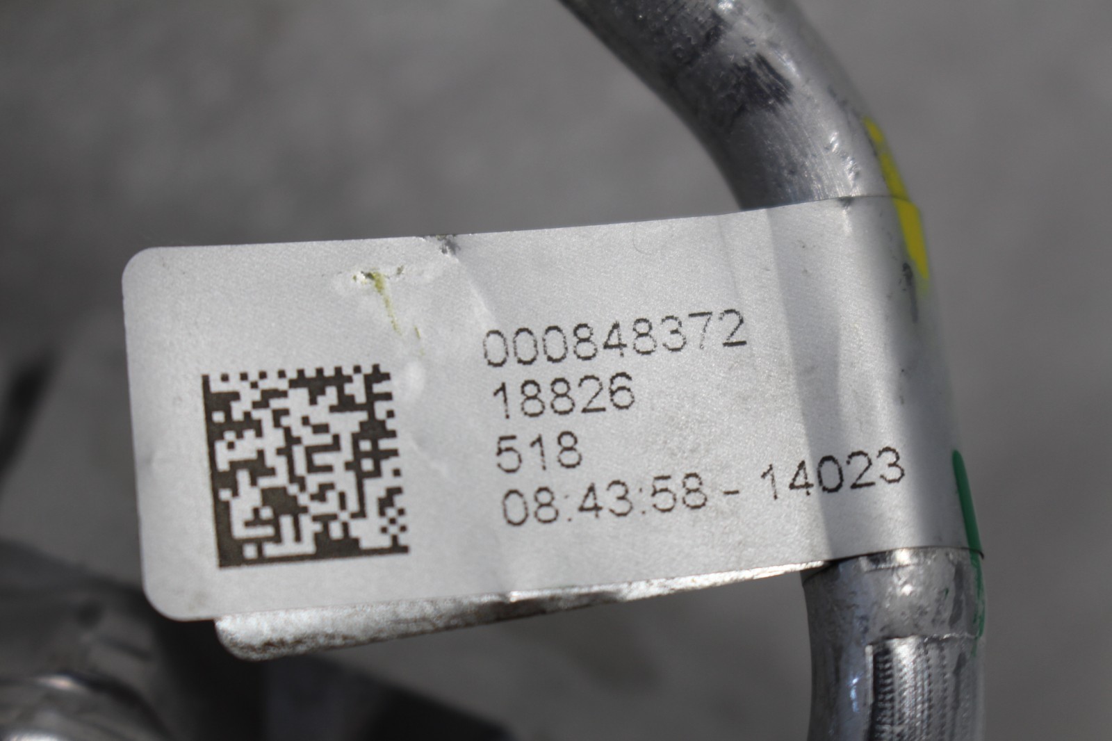 Ferrari 296 GTB, A/C Hose, Used, P/N 848372