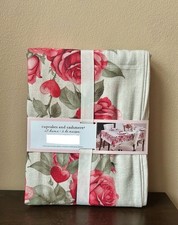 Cupcakes Cashmere Valentines Day Floral Roses Love Shimmer Tablecloth 68 Round