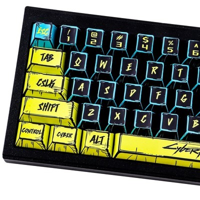 PBT Japanese Manga Theme Keycaps 131 Keys Cherry Profile DyeSub Custom