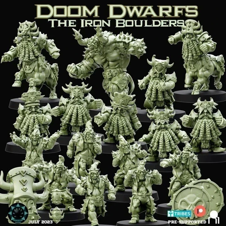 Doom Dwarfs equipe nain du chaos Fantasy Football - Photo 1/1