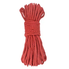 0.5 Inch 98 Feet Macrame Cord, Cotton Cord Rope String - Red