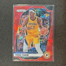 2024-25 Panini Prizm - Pascal Siakam #62 Red Cracked Ice PACERS ALL-STAR