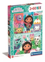 Puzzle 2X60 Super Kolor Gabby's Dollhouse Clementoni