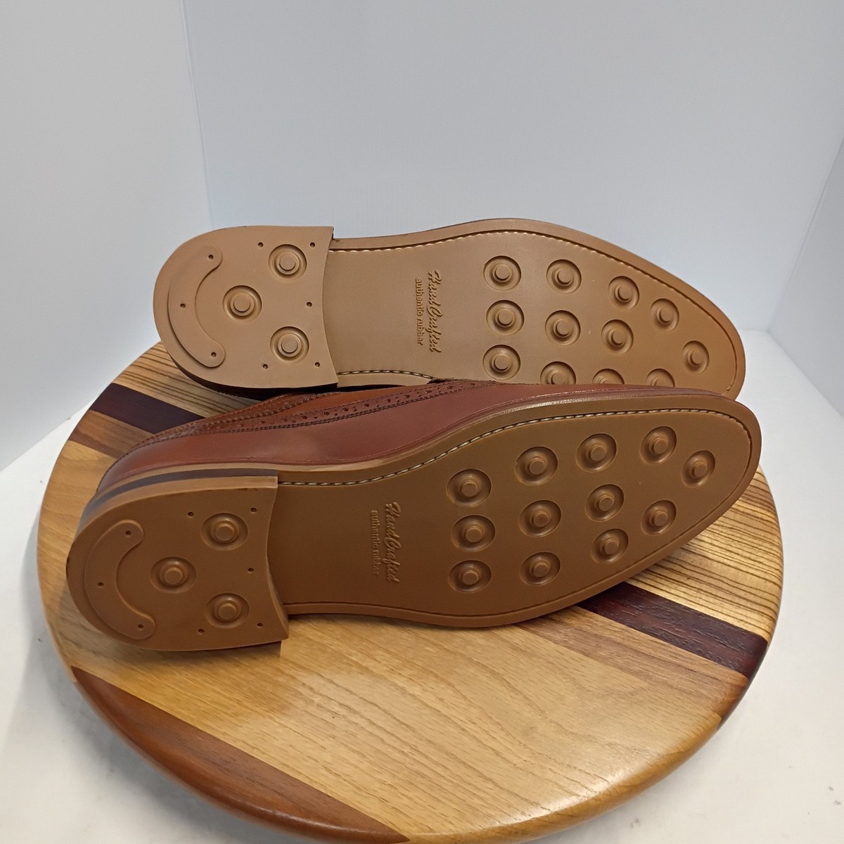 Crosby Square Cognac Leather FLEETWOOD Men’s Wingtip Shoes US 12 crosby square products for sale | eBay main image 3
