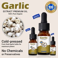 100% Pure Garlic Oil for Hair & Skin Growth Repair Natural Herbal