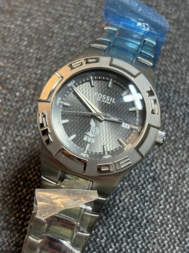 Fossil Men’s Eagle Ottawa Stainless WR100M Watch Gray Dial Date Luminous Hands - Picture 21 of 24