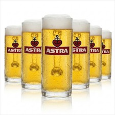 6x Astra Bier Glas Krug 0,5ll Henkel Gl&auml;ser Pils Export Helles Hefe Seidel Humpe
