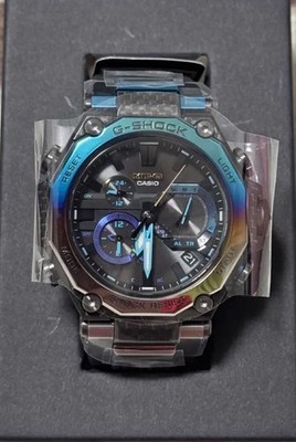 CASIO G-SHOCK MT-G MTG-B2000YST-1AJR Tough Solar Herrenuhr Schwarz Rainbow IP