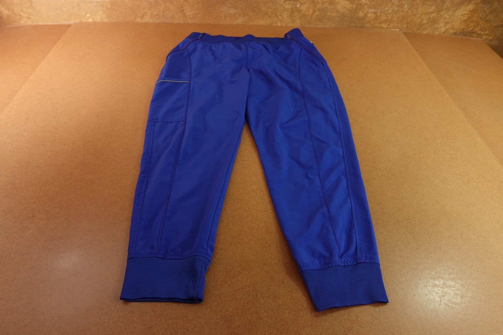 Cherokee Infinity Womens Large Blue 5 Pocket Tapered Jogger 
