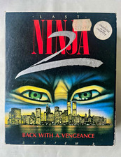 Last Ninja II Commodore 64 Cassette 1988 with manual & map included