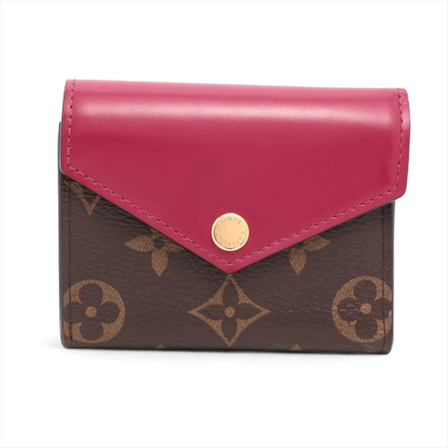 Louis Vuitton Monogram Portefeuille Zoé M62932 Fuschia Compact Wallet