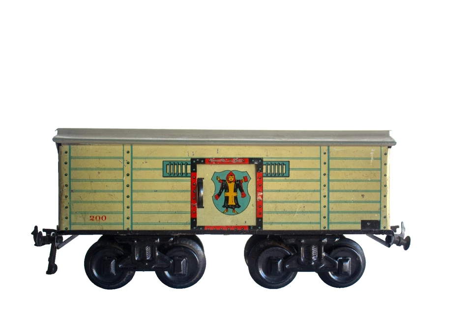 1910-1915 Bing 1-gauge 8-wheeled Beer Reefer wagon w/ Sliding doors - Image 3 of 4