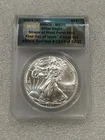2021 (W) SILVER EAGLE TYPE 1  ANACS MS70  ~~ Rare West Point Label ~~ First Day