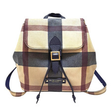 Burberry Blue Label Nova Check Rucksack PVC ALT Selten Top Zustand