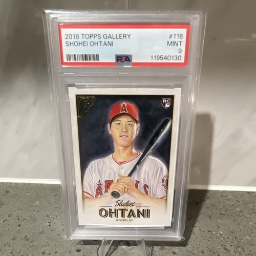 Topps Gallery 2018 Shohei Ohtani RC #116 Angels Baseball MLB PSA 9