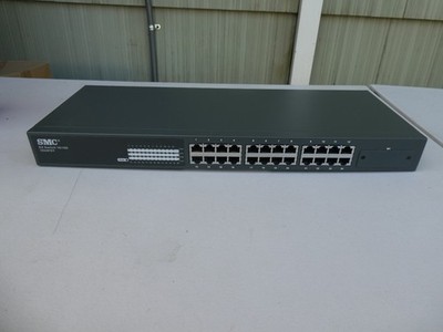   NICE WORKS GREAT LOT! SMC SMC-EZ1024FDT 24-Port Ethernet Switch RJ-45 10/100