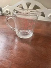 Pyrex 1 Cup Glass Measuring Cup D Handle Red Letter 508 Vintage Used