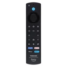 Toshiba FireTV Voice Remote with Prime/Netflix/Disney+/Amazon Keys - Black
