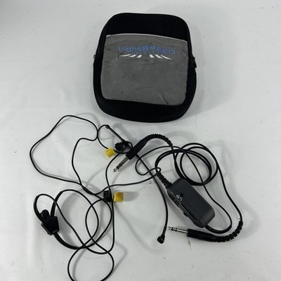 Lightspeed Mach 1 Aviation In-Ear Lightweight Pilot Headset GA Dual Plug