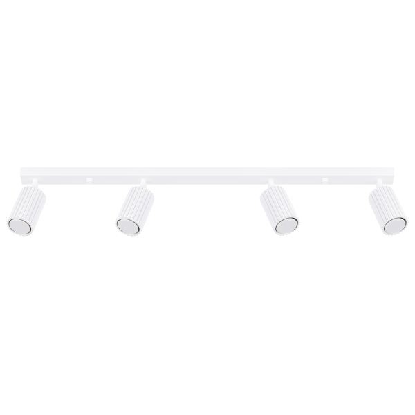 Plafonnier aluminium blanc GU10 idéal pour éclairer la cuisine