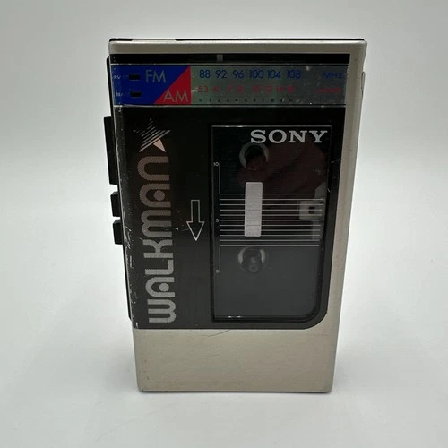 Vintage Sony Walkman - Stereo Cassette Player FM/AM Radio (WM-F8) AS IS PARTS