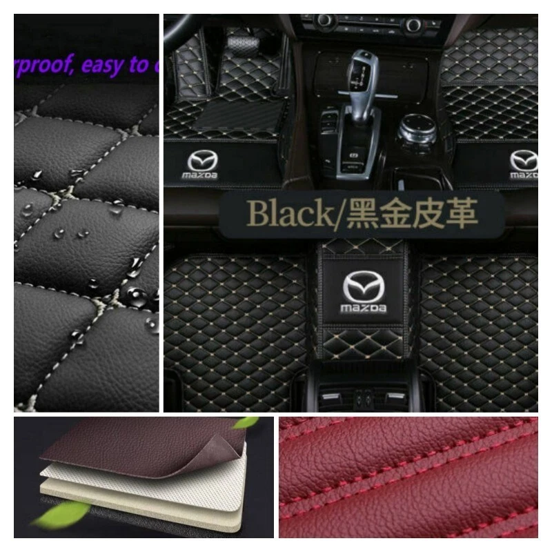 Allwetter Auto-Fußmatten Für Mazda 3 6 CX3 CX5 CX7 CX9 MX5 Automatten Wasserfest - Bild 2 von 4
