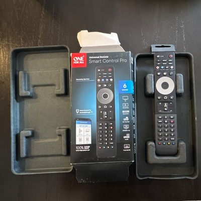 One For All Smart Control Pro 6 Voice Control Smart Remote URC7966 R00 Black