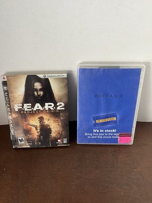 WB Games F.E.A.R. 2: Project Origin Slip Cover Fear3 Game Only No Case PS3 Lot