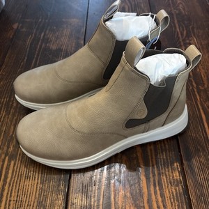 Stivaletto Hey Dude Branson Boot Craft In Pelle – Tacco Basso, Suola In Gomma, Colore Nero, Per Donna, Ideale Per Autunno E Inverno