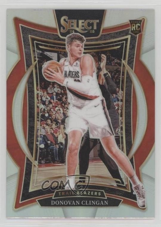 2024-25 Panini Select Concourse Silver Prizm Donovan Clingan #69 z6j