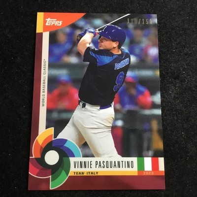 2023 Topps WBC Global Stars Dark Red Border Italy #49 Vinnie Pasquantino 110/150