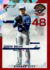 2025 Panini Prospect Edition #2 Drew Beam Red Cracked Ice