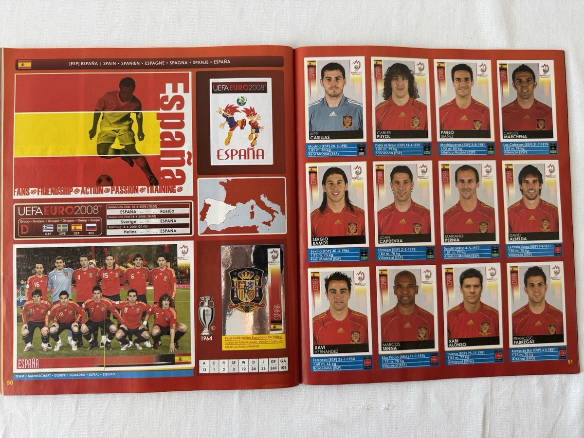 Panini UEFA EURO 2008 Austria/Switzerland Full Album | eBay