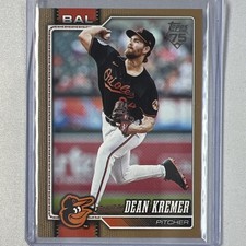 Topps 2026 Series 1 Dean Kremer Gold Baltimore Orioles #19 /2026