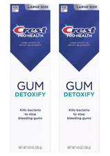 Crest Pro-Health Gum Detoxify Deep Clean Toothpaste, 4.8oz (pack of 2) EXP 02/28