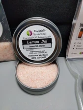 *LEMON DILL* Essential Oil Flavored CULINARY Artisan Finishing Salt