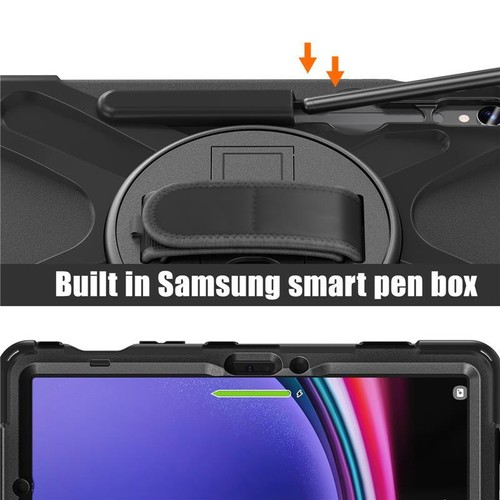 Strap Case For Samsung Galaxy Tab S9 FE S9 S8 S7 Stand Tablet Shockproof Cover - Picture 18 of 33