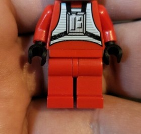 LEGO STAR WARS #6208 Rebel Pilot B-wing Minifig Light Flesh C16-3 