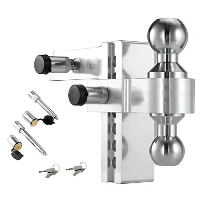 #ad Marada Adjustable Trailer Hitch 6 Inch Drop Rise Hitch Fits for 2quot; Receiver $68.39